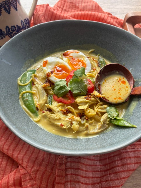 Boxing Day Leftover Turkey Laksa