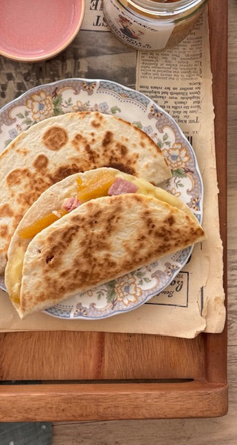 Ham, Cheese &amp; Pineapple Quesadillas