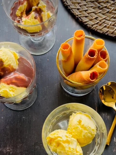 Affogato-Style Hot Chocolate Pudding