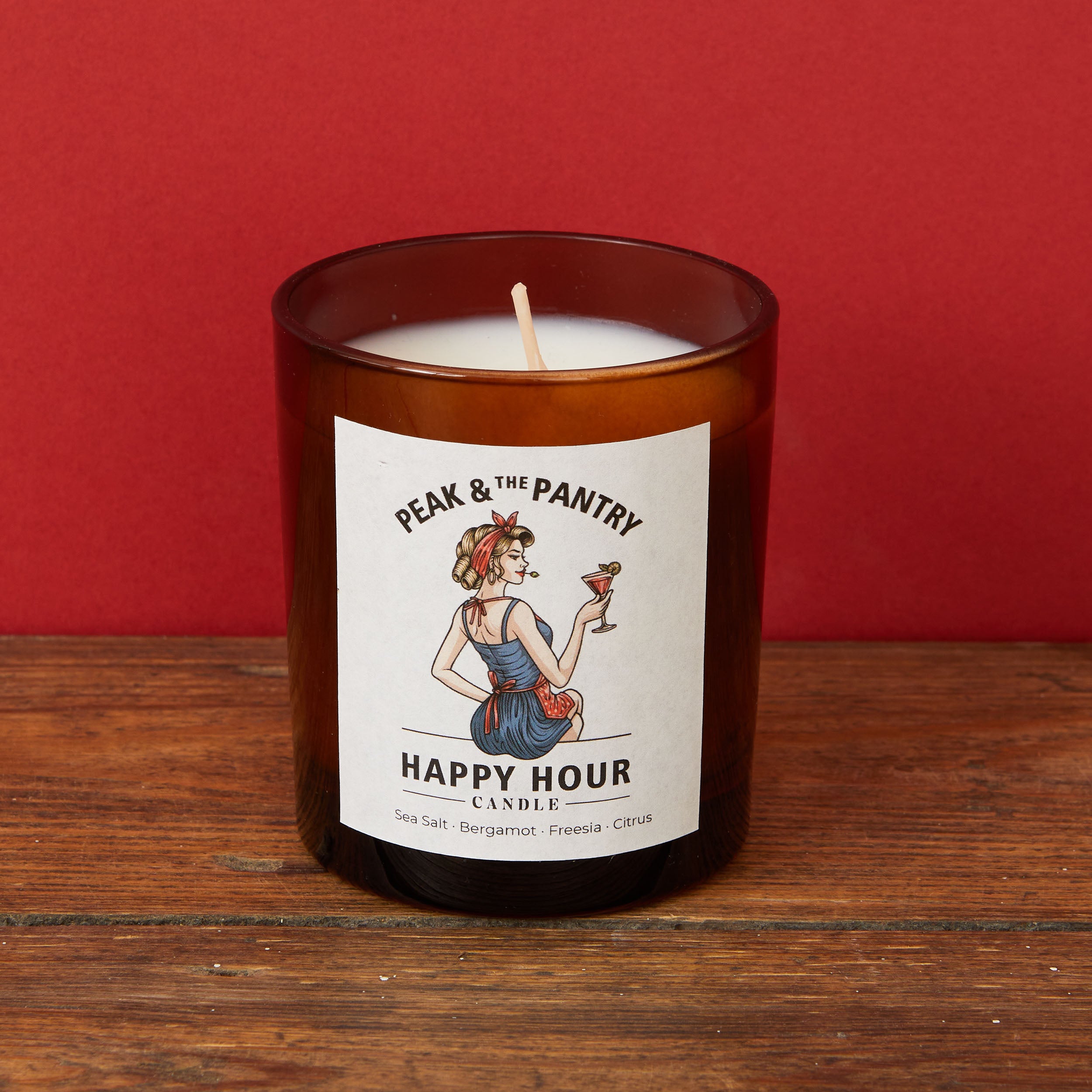 Happy Hour Candle & Long Matchbox Gift Box