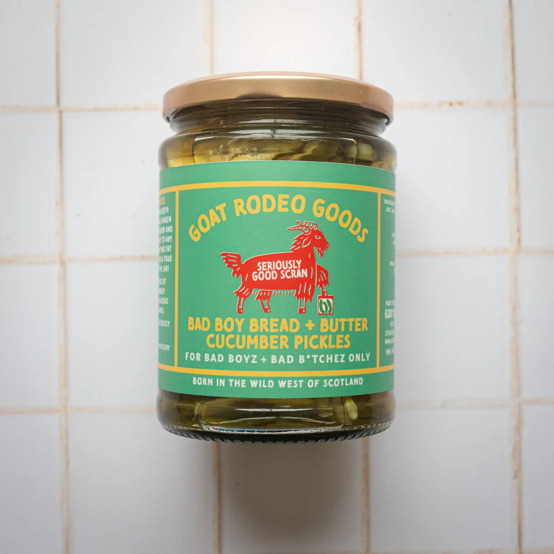 Goat Rodeo Bad Boy Bread & Butter Cucumber Pickles
