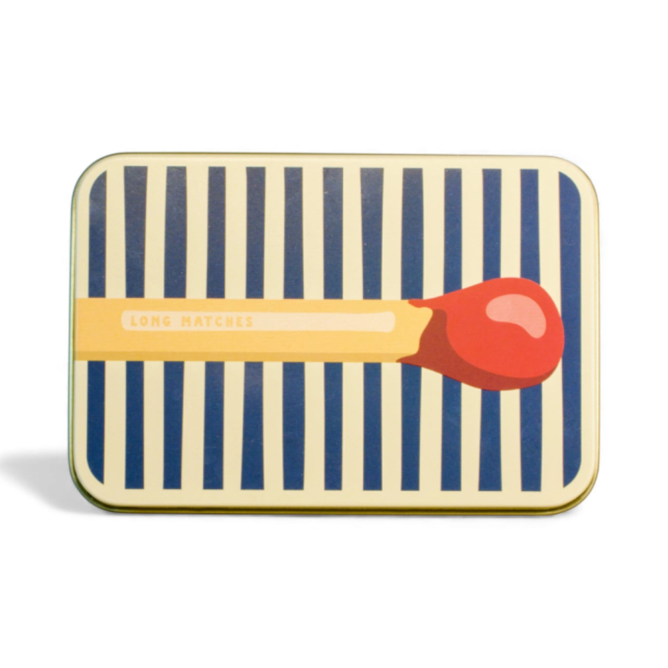 Long Match Tin – Navy & Red | TINIT