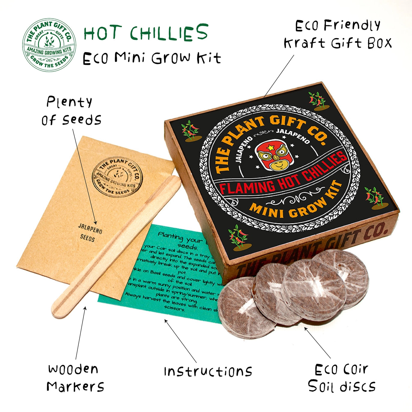 Mini Grow Your Own Jalapeno Chillies Kit