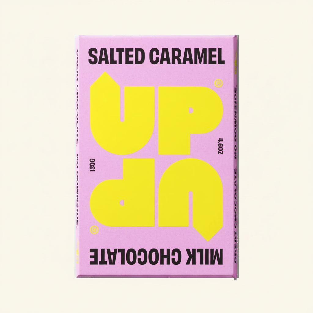 UP-UP Salted Caramel Milk Chocolate Bar